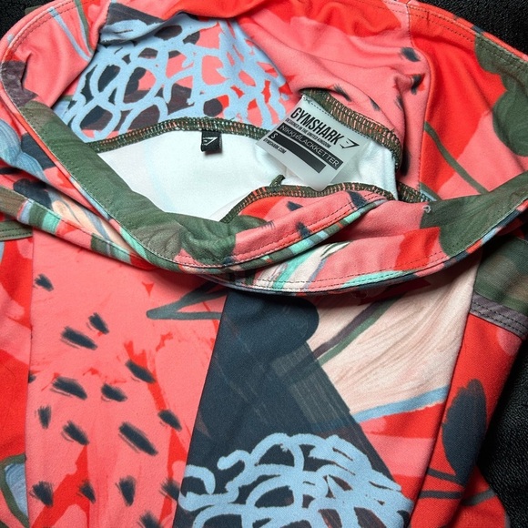 Limited Edition Nikki Blackketter Gymshark Olive Pineapple Leggings - Picture 5 of 7
